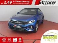 Gebraucht VW T-Roc Cabriolet R-line 150 PS (110 kW) 2025 Ravennablau metallic schwarz (metallic) Cabrio