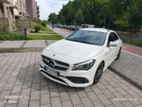 Gebraucht Mercedes CLA180 AMG line 122 PS (89 kW) 2017 Weiß Coupé
