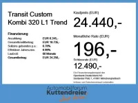 Gebraucht Ford Transit Custom Trend 131 PS (96 kW) 2020 Frostweiß Kombi