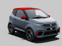 Neu Aixam City Sport 2025 Titanmetallic + paket rot Limousine