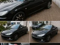 Gebraucht Peugeot 206 CC Platinum 109 PS (80 kW) 2005 Schwarz Cabrio