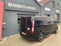 Gebraucht Ford Transit Custom Titanium 131 PS (96 kW) 2018 Iridiumschwarz metallic Van / Kleinbus