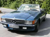 Gebraucht Mercedes SL500 231 PS (169 kW) 1983 Blau Cabrio