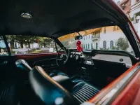 Gebraucht Ford V8 210 PS (154 kW) 1967 Rot Coupé