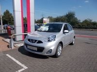 Gebraucht Nissan Micra Acenta 80 PS (58 kW) 2016 Silber metallic Kleinwagen