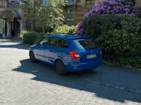 Używany Skoda Fabia 60 KM (44 kW) 2008 Niebieski Kombi
