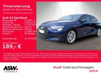 Gebraucht Audi A3 S-Line 116 PS (85 kW) 2023 Navarrablau metallic Limousine