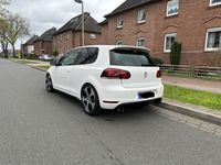 gebraucht VW Golf VI GTI Candyweiß Schiebedach MFA+