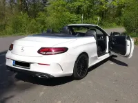 Gebraucht Mercedes C220 AMG line 194 PS (142 kW) 2020 Weiß Cabrio