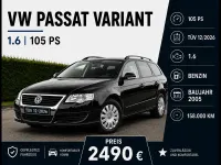 Gebraucht VW Passat 116 PS (85 kW) 2005 Schwarz Kombi