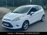Gebraucht Ford Fiesta Titanium 82 PS (60 kW) 2009 Weiß Kleinwagen