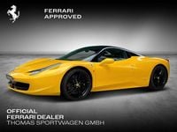 Gebraucht Ferrari 458 570 PS (419 kW) 2012 Gelb Cabrio
