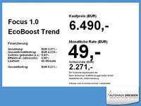Gebraucht Ford Focus Trend 125 PS (91 kW) 2013 Polarsilber metallic Limousine