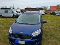 Gebraucht Ford Tourneo Courier Titanium 101 PS (74 kW) 2017 Blau Van / Kleinbus