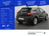 Gebraucht Seat Ibiza FR 90 PS (66 kW) 2022 Schwarz / midnightblack (metallic) Kleinwagen
