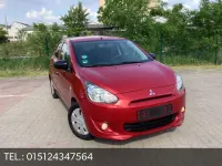 Gebraucht Mitsubishi Space Star Top 71 PS (52 kW) 2013 Rot Van / Kleinbus