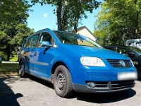 Gebraucht VW Touran Basis 116 PS (85 kW) 2003 Blau Van / Kleinbus