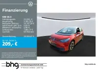 Gebraucht VW ID.3 Pro 107 kW (146 PS) 2022 Rot Kleinwagen