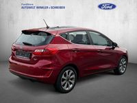 Gebraucht Ford Fiesta Titanium 101 PS (74 kW) 2018 Rubyrot metallic Kleinwagen