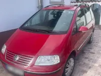 Gebraucht VW Sharan Comfortline 140 PS (102 kW) 2006 Rot Van / Kleinbus