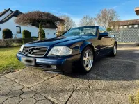 Gebraucht Mercedes SL320 224 PS (164 kW) 1997 Blau Cabrio
