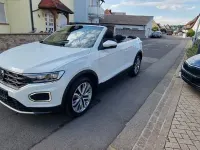 Gebraucht VW T-Roc Cabriolet Style 110 PS (80 kW) 2022 Weiß Cabrio