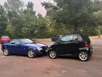 Gebraucht Mercedes SLK200 136 PS (100 kW) 1997 Blau Cabrio