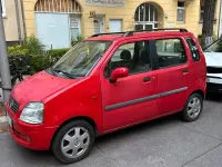 Gebraucht Opel Agila 75 PS (55 kW) 2001 Rot Van / Kleinbus