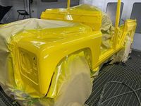 Gebraucht Land Rover Defender 122 PS (89 kW) 2008 Gelb SUV