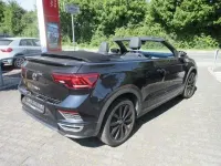 Gebraucht VW T-Roc Cabriolet R-line 150 PS (110 kW) 2021 Deep black schwarz (metallic) Cabrio
