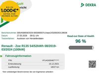 Gebraucht Renault Zoe Experience 100 kW (136 PS) 2021 Schwarz Kleinwagen