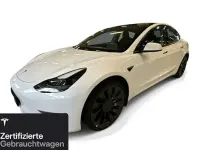 Gebraucht Tesla Model 3 Performance 377 kW (513 PS) 2022 Pearl white multicoat Limousine