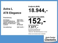 Gebraucht Opel Astra Elegance 131 PS (96 kW) 2023 Jade weiss / black Limousine