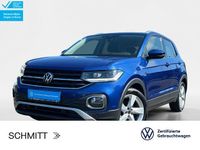Gebraucht VW T-Cross Style 110 PS (80 kW) 2021 Reef blue metallic (metallic) SUV