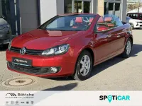 Gebraucht VW Golf Cabriolet 122 PS (89 kW) 2012 Sunset red metallic Cabrio