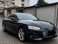 Gebraucht Audi A5 Sportback S-Line 252 PS (185 kW) 2018 Schwarz Kleinwagen