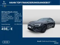 Gebraucht Audi Q8 Sportback e-tron S-Line 300 kW (408 PS) 2023 Schwarz SUV