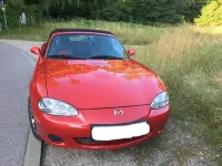 Brugt Mazda MX5 110 HK (80 kW) 2004 Rød Cabriolet