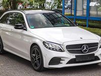 Gebraucht Mercedes C200 AMG 184 PS (135 kW) 2018 Polarweiss  unilack Kombi