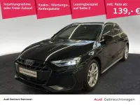 Gebraucht Audi A3 S-Line 150 PS (110 kW) 2024 0e mythosschwarz metallic Limousine