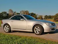 Gebraucht Mercedes SLK230 197 PS (144 kW) 2002 Silber Cabrio