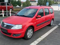 Gebraucht Dacia Logan MCV 105 PS (77 kW) 2009 Rot Kombi