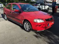 Usata Opel Astra 84 CV (61 kW) 2002 Rosso Coupé