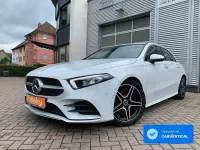 Gebraucht Mercedes A200 AMG line 163 PS (119 kW) 2020 Digitalweiss  metalliclack (metallic) Limousine
