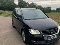 Gebraucht VW Touran 140 PS (102 kW) 2008 Schwarz Van / Kleinbus