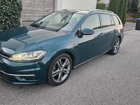 Gebraucht VW Golf VII Highline 135 PS (99 kW) 2018 Grün Kombi