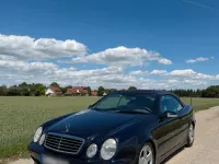 Gebraucht Mercedes CLK200 163 PS (119 kW) 2001 Blau Cabrio