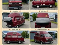 Gebraucht VW T3 69 PS (50 kW) 1989 Rot Van