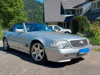 Gebraucht Mercedes SL320 Edition 1996 Silber Cabrio