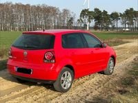 Gebraucht VW Polo Trendline 60 PS (44 kW) 2009 Rot Kleinwagen